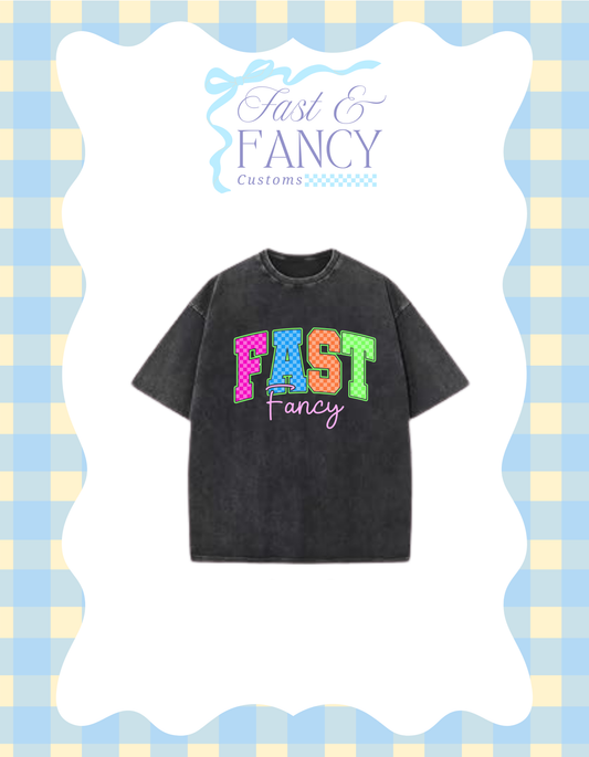 Acid wash T-shirt