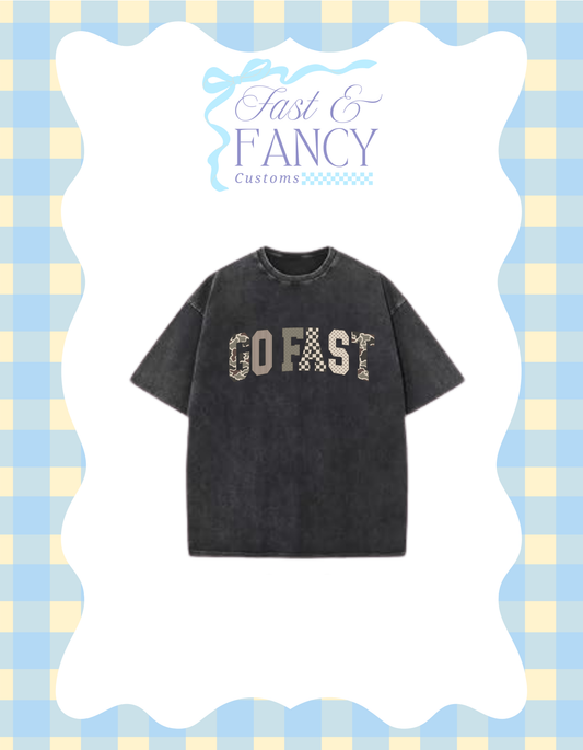 Acid wash T-shirt