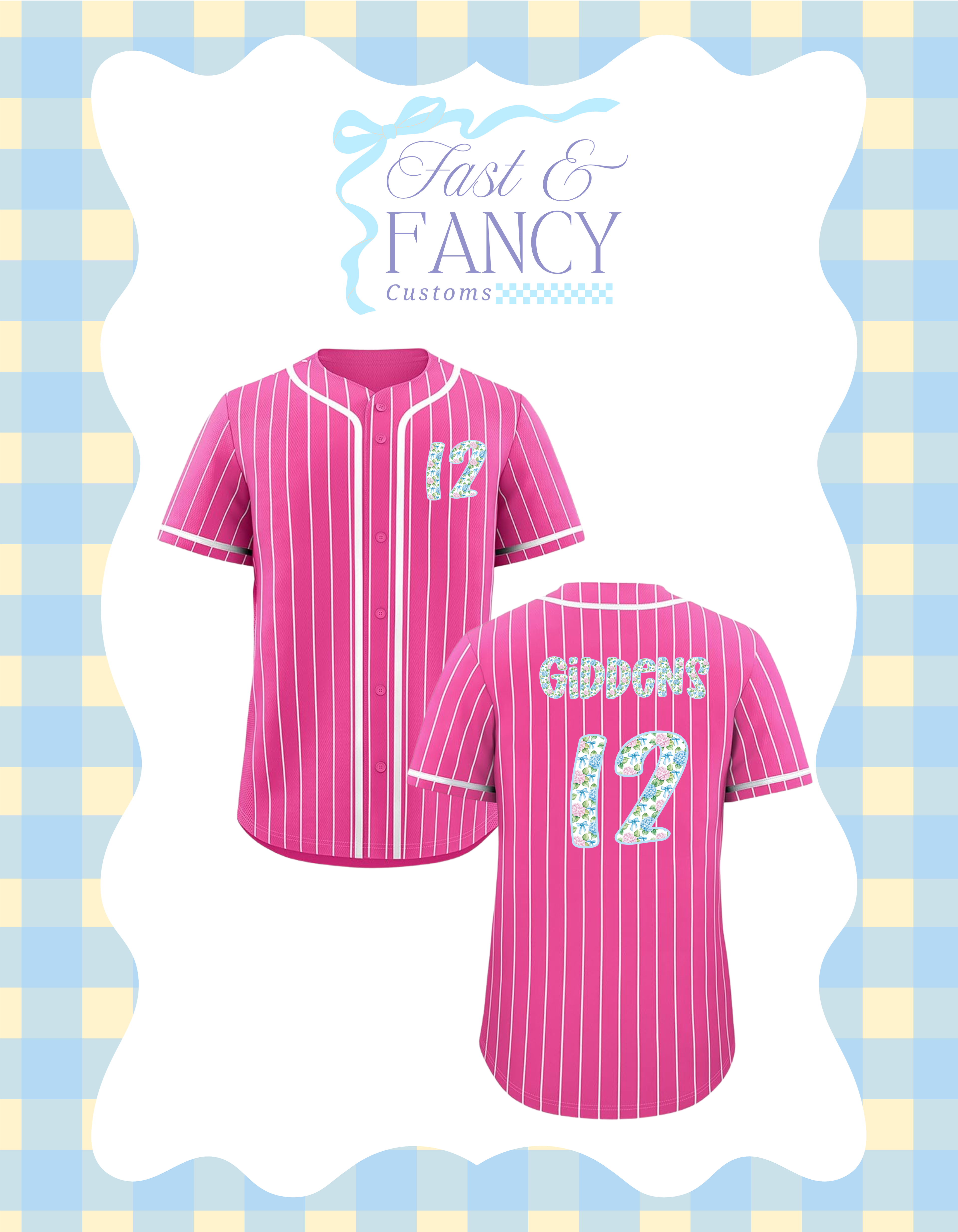 Custom Pinstripe jersey