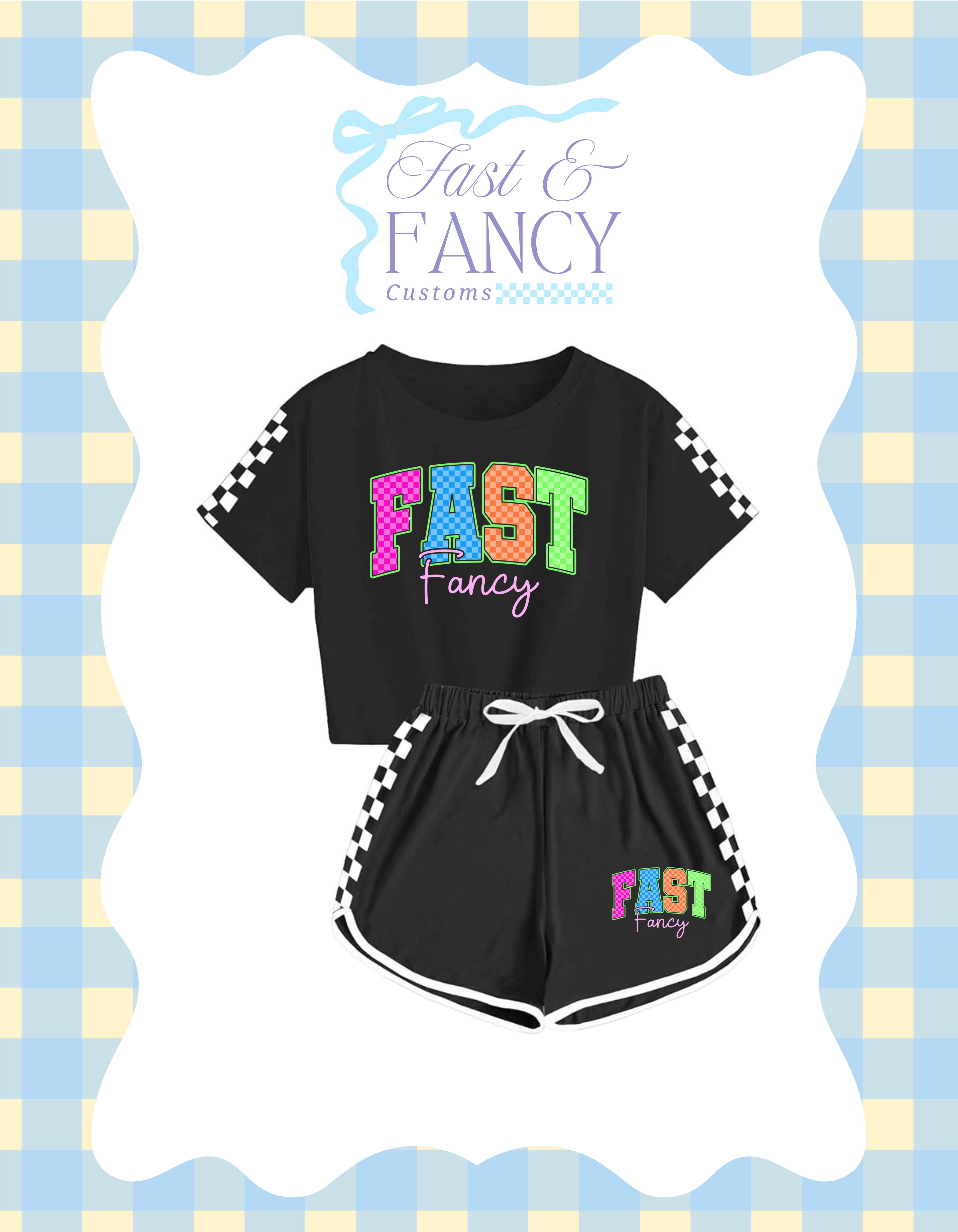 Youth Checkered Set