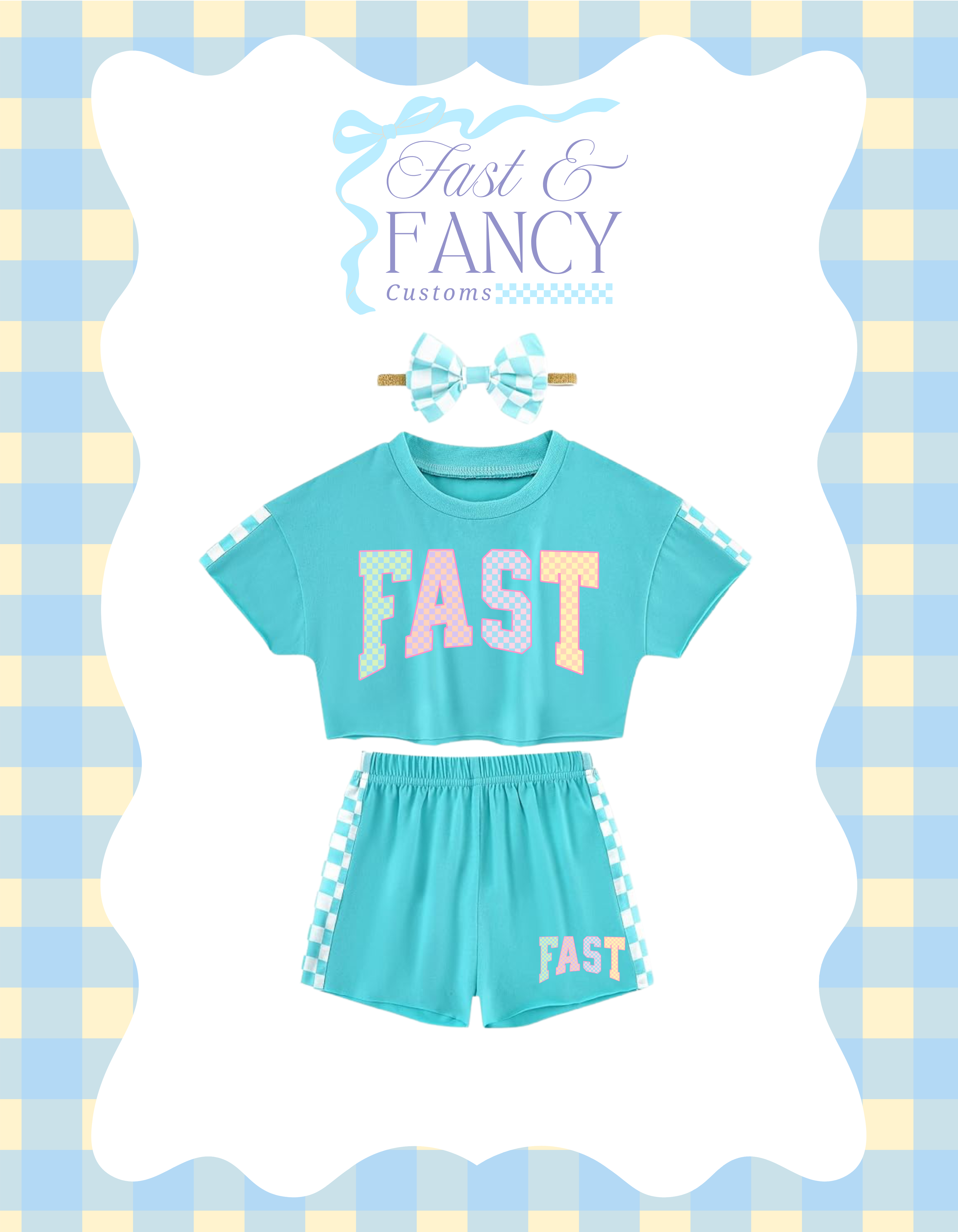 Toddler Checkered Set