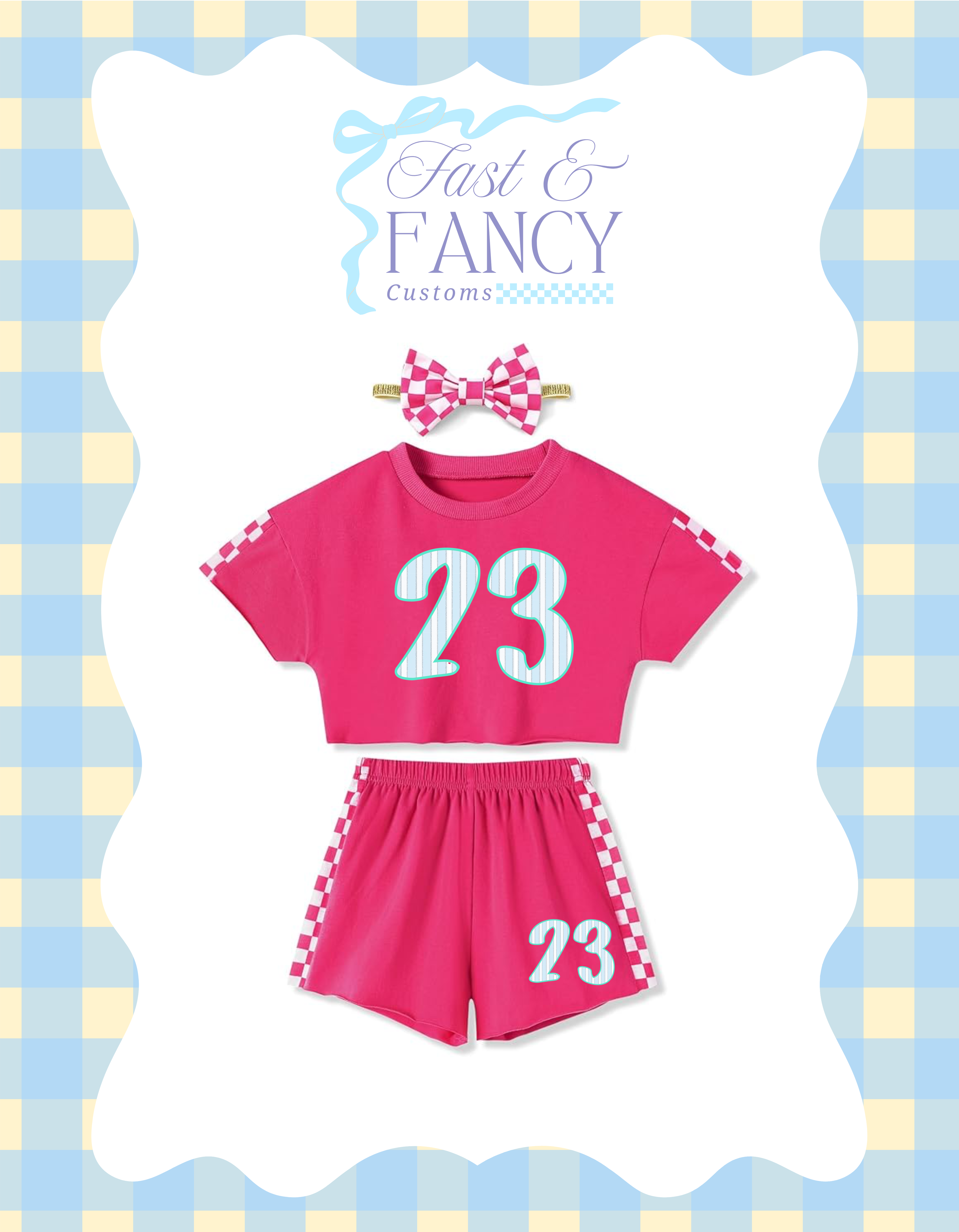 Toddler Checkered Set