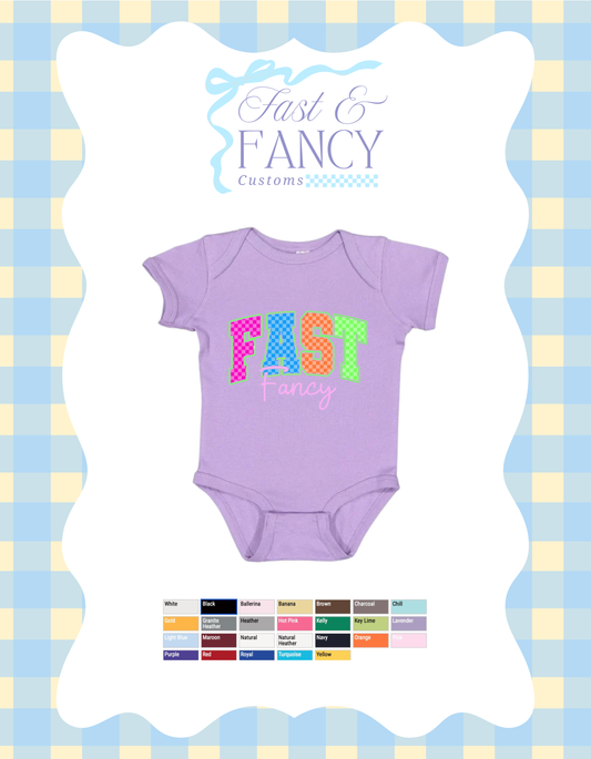 Baby Onesie (Choose Your Color)