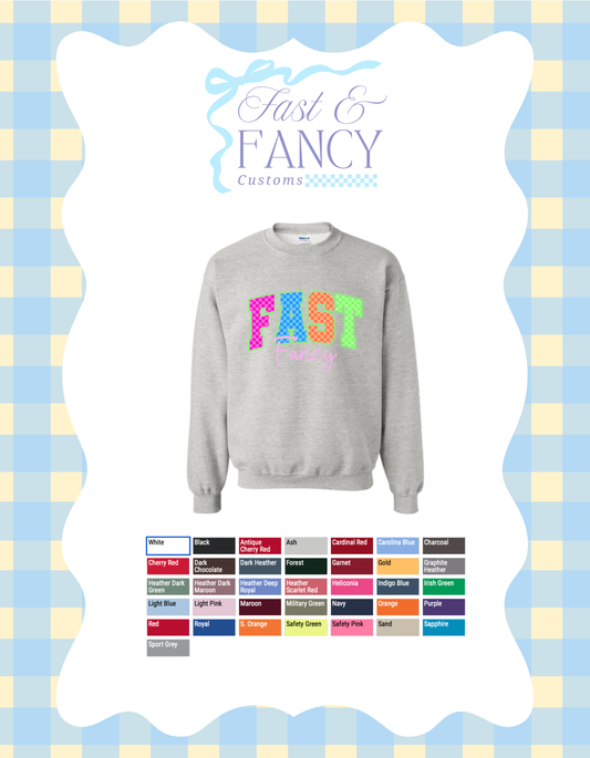 Customized Crewenck (Choose Your Color)