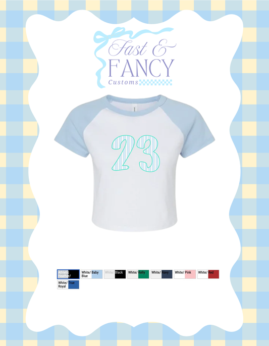 Baby Tee Customized (Choose your Color)