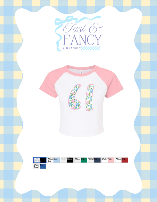 Baby Tee Customized (Choose your Color)