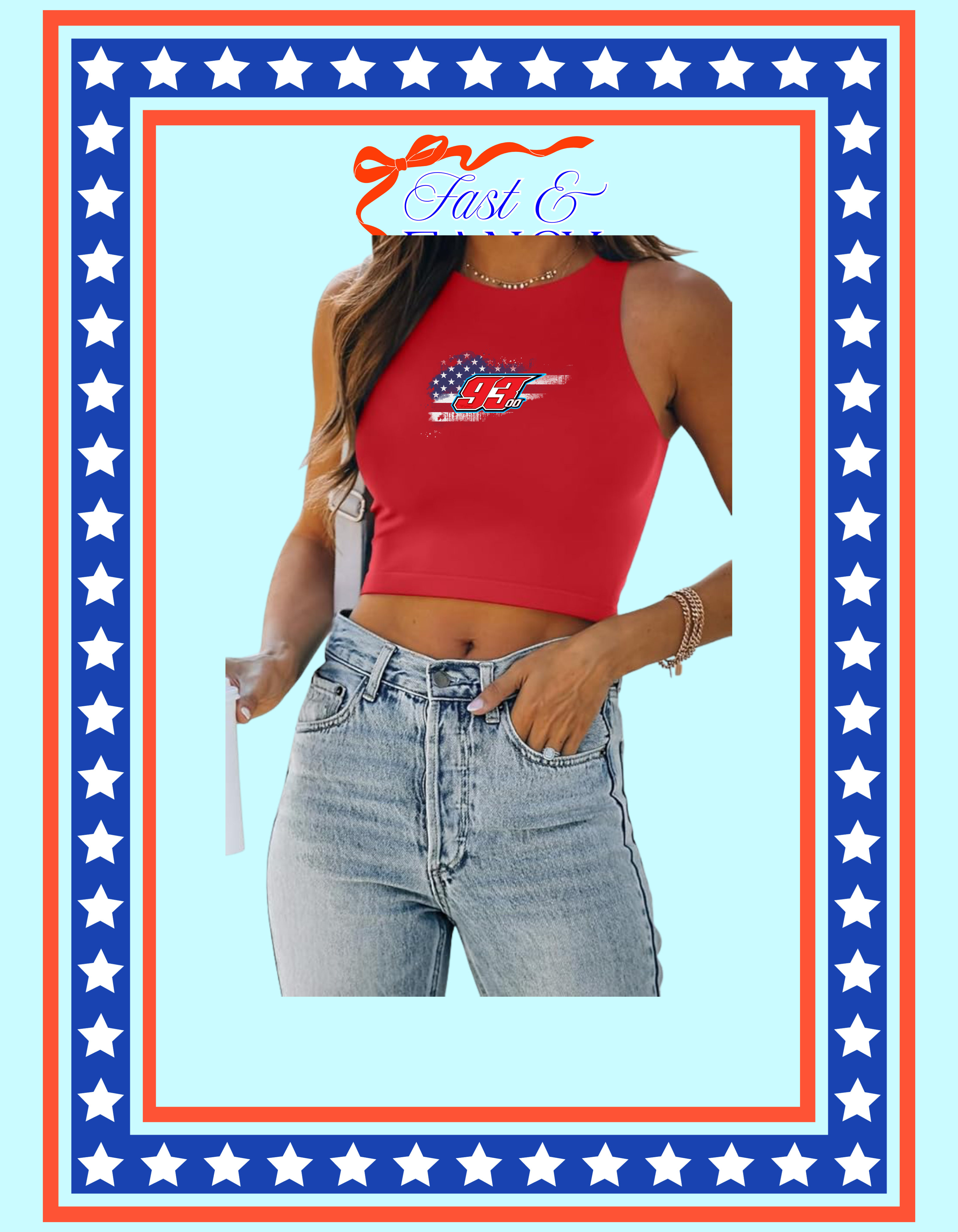 Cropped Double Lined Tank Top