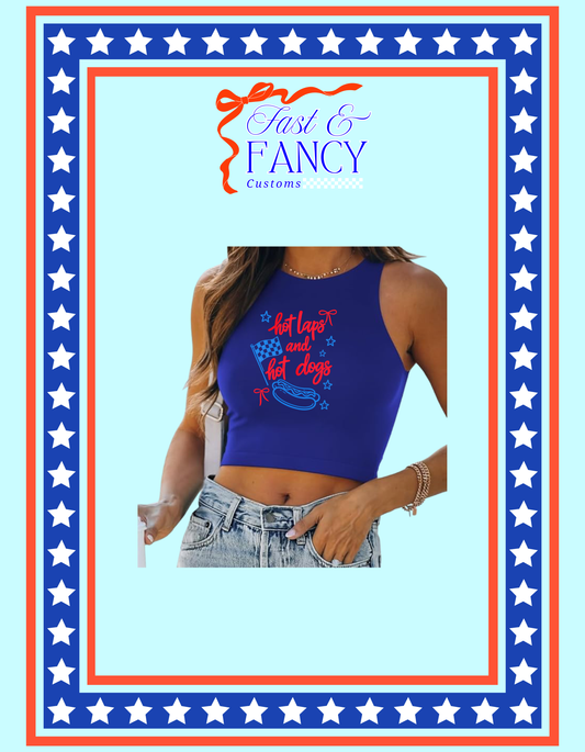 Cropped Double Lined Tank Top