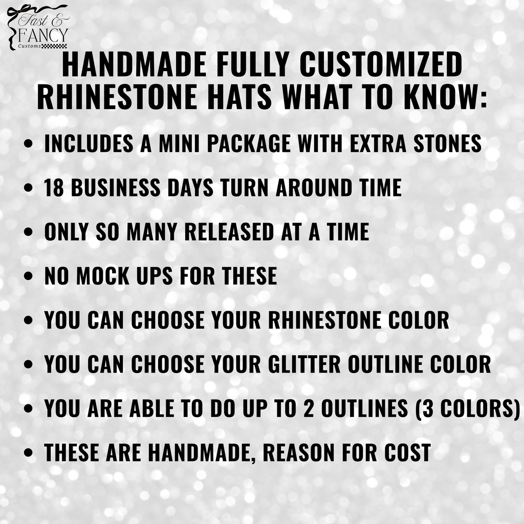 Custom Rhinestone Hat (Duck Camo)