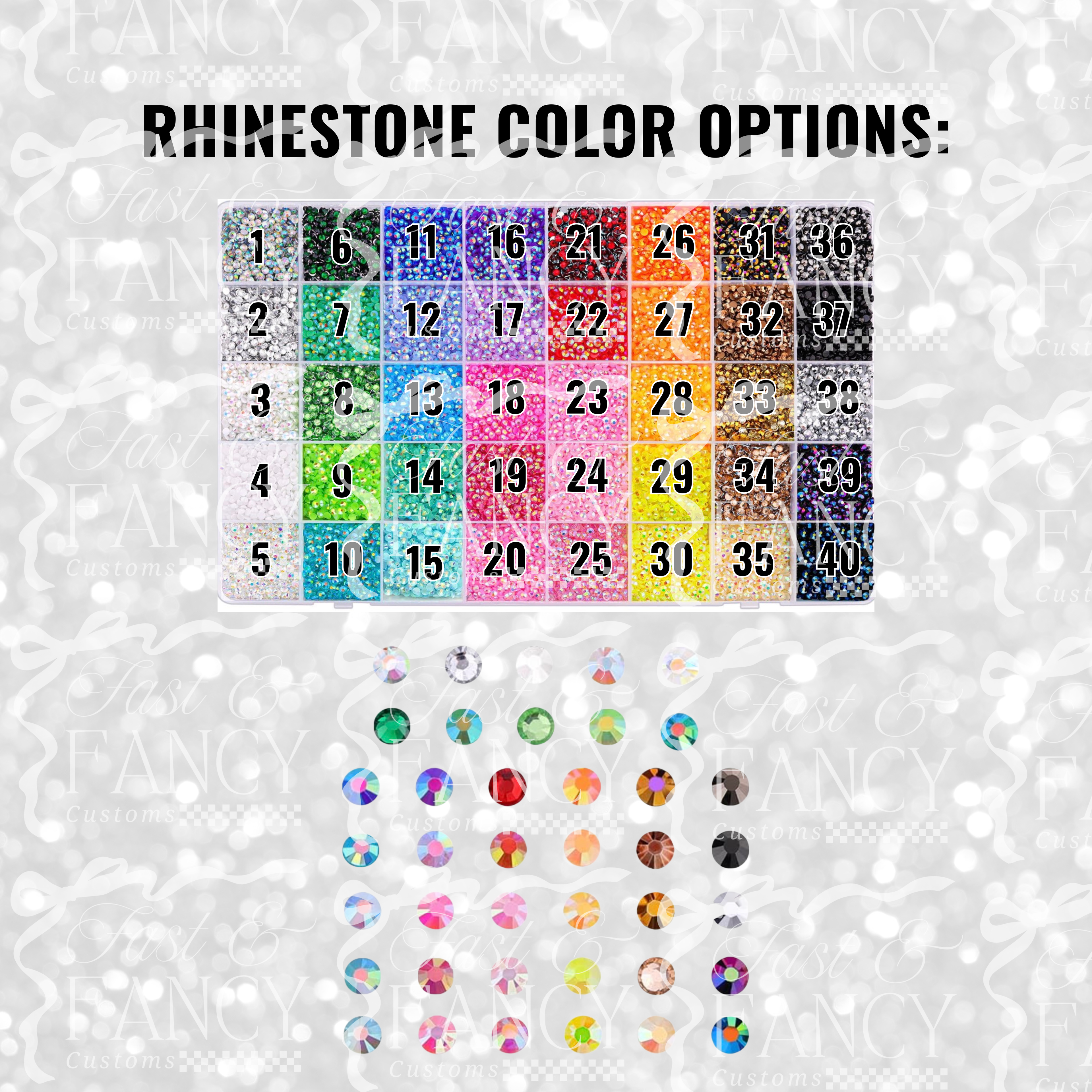 Custom Rhinestone Hat