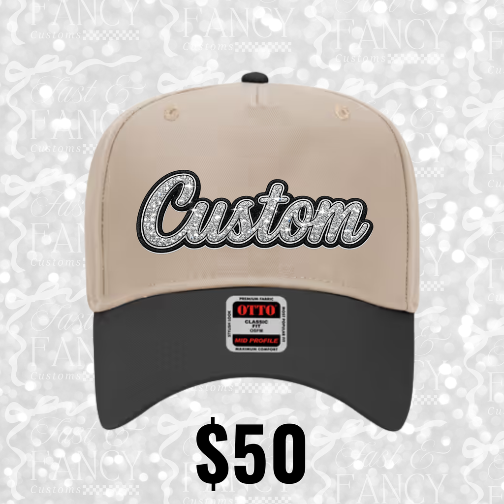 Custom Rhinestone Hat