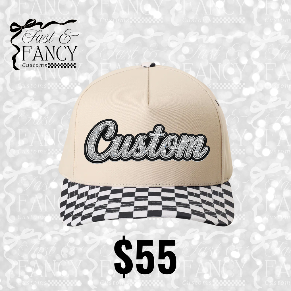 Custom Rhinestone Hat