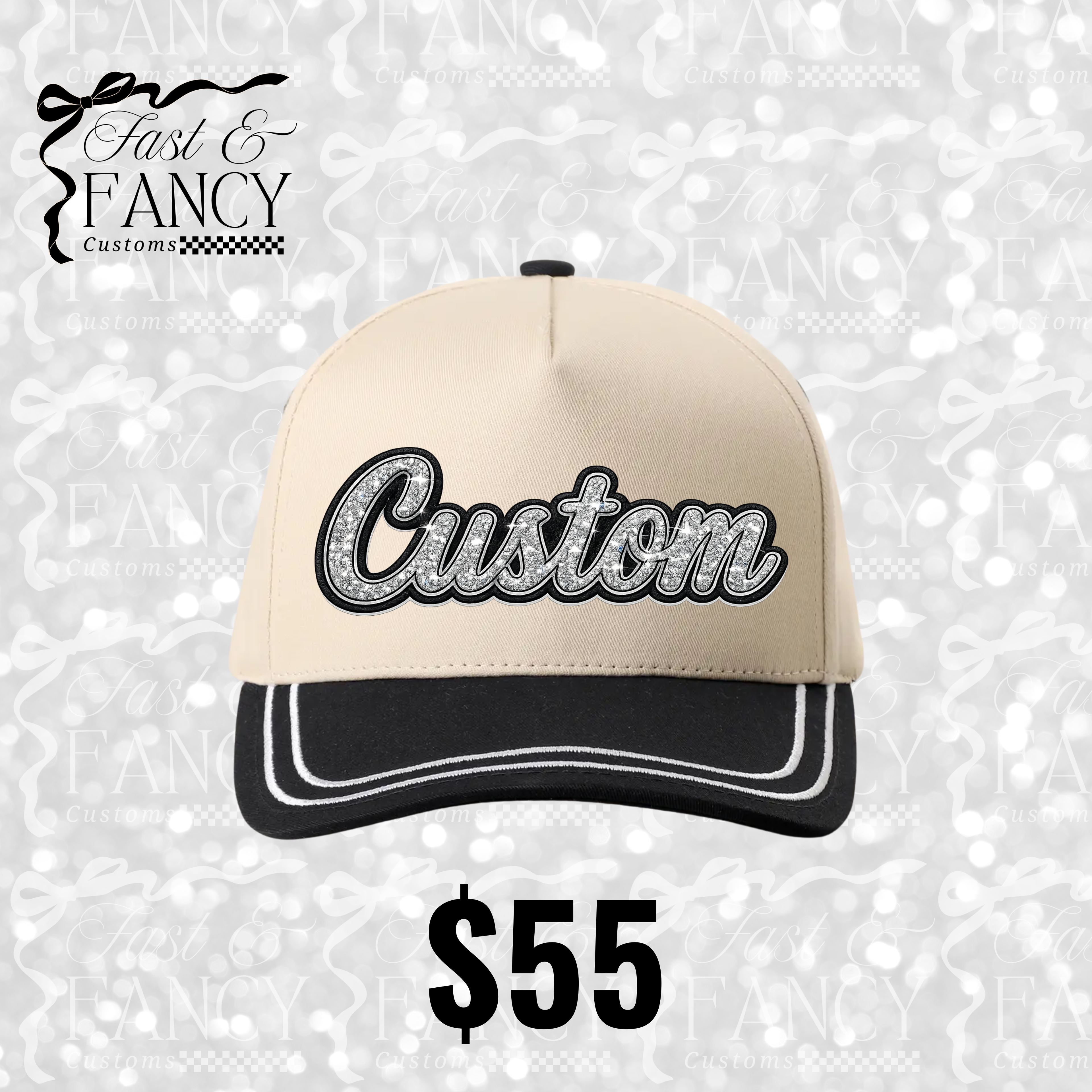 Custom Rhinestone Hat
