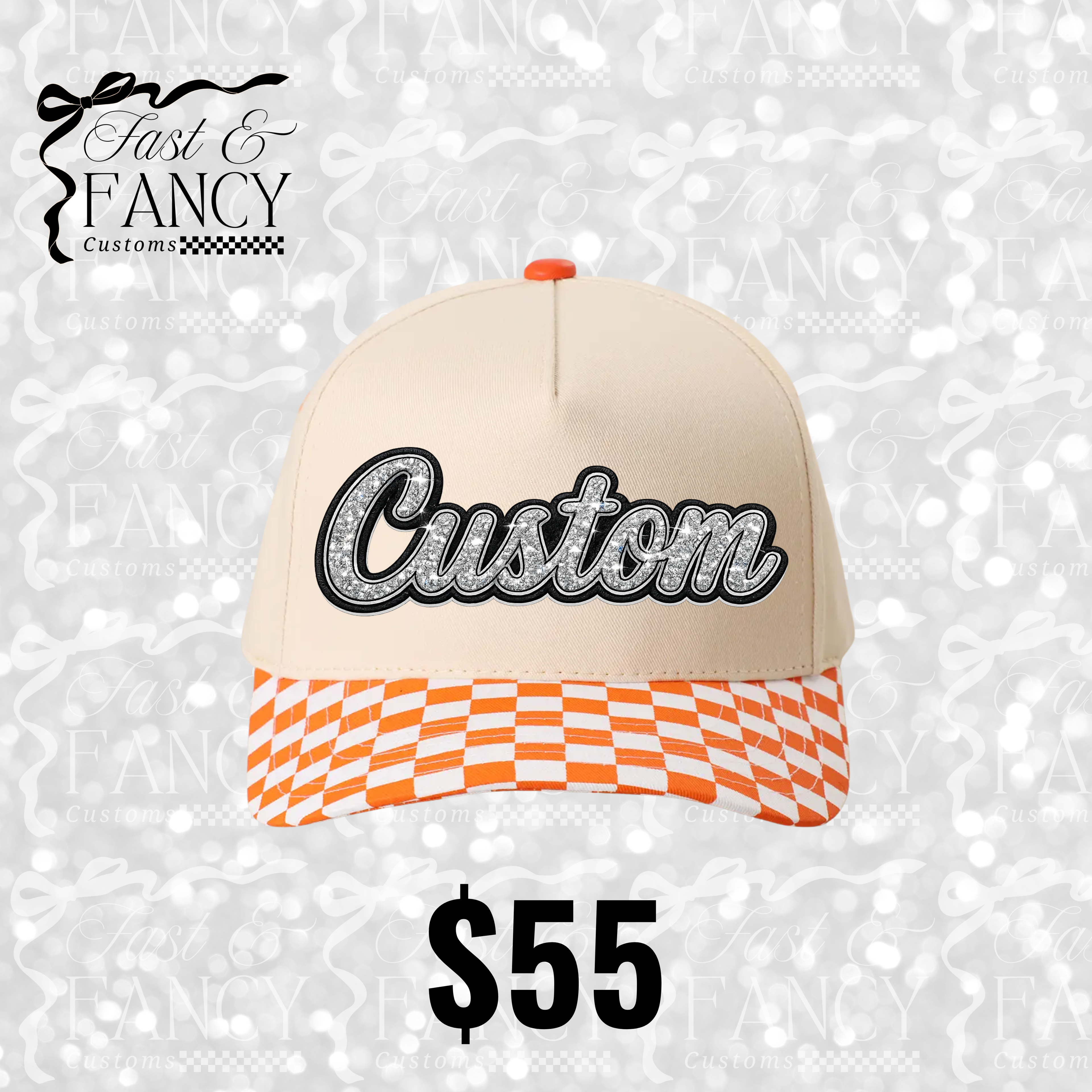 Custom Rhinestone Hat