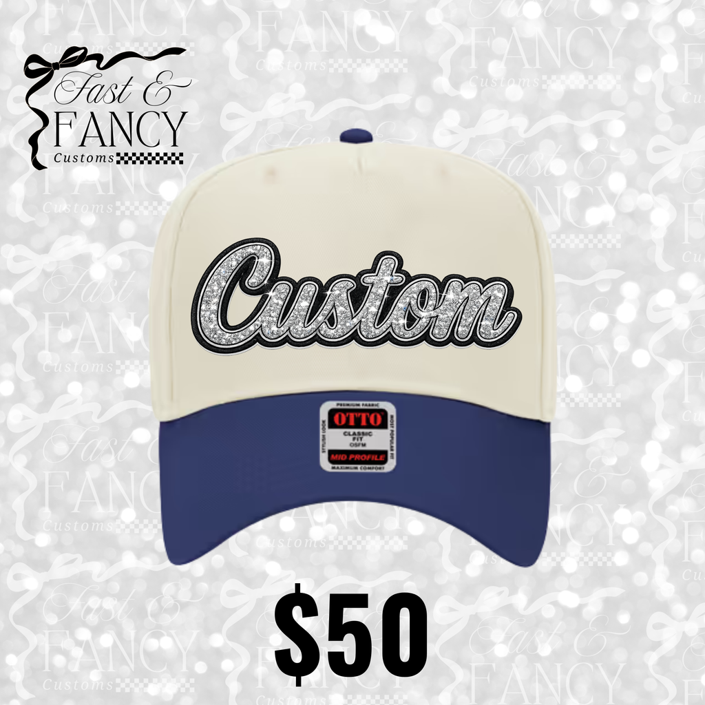 Custom Rhinestone Hat