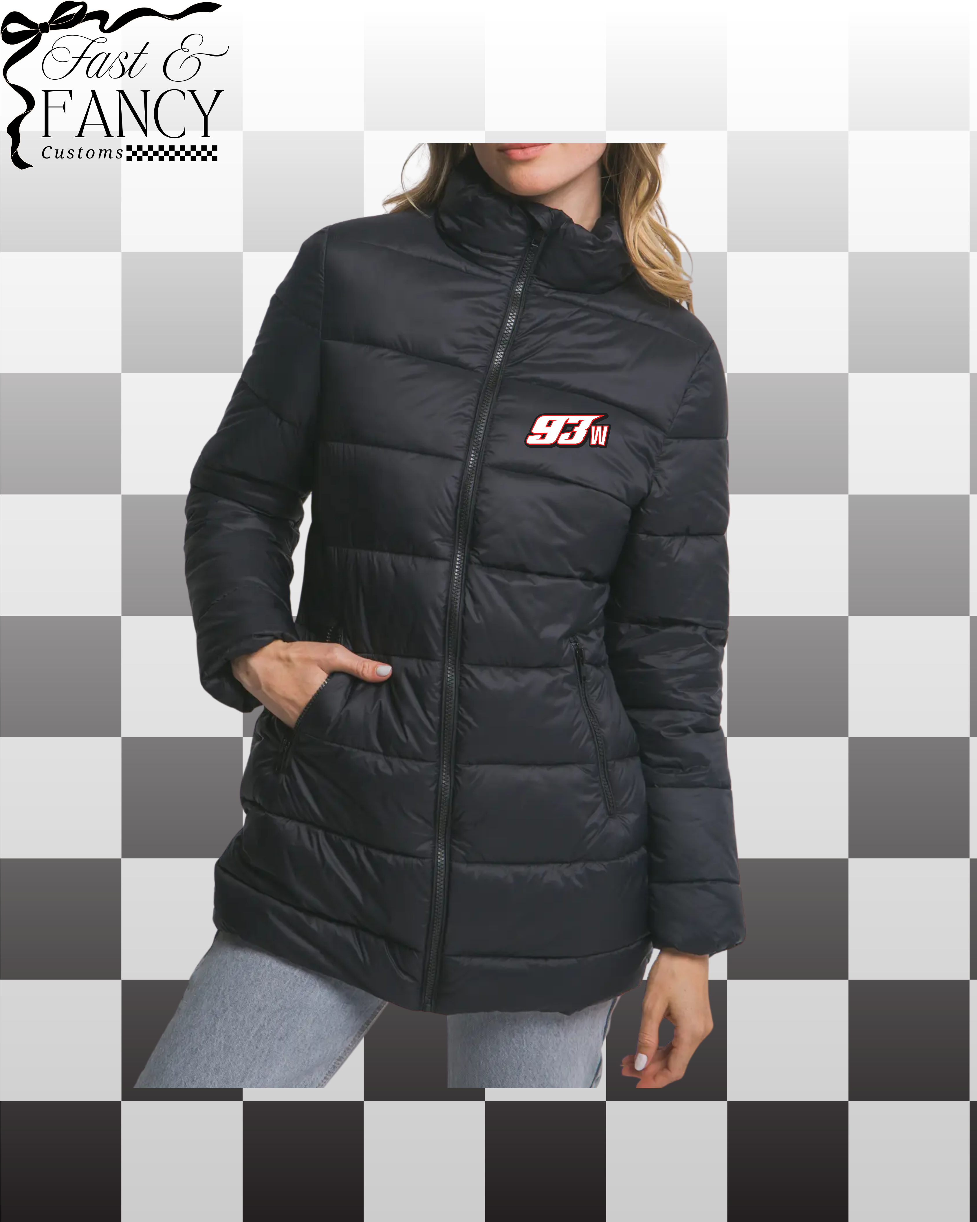 Long Quilted Puffer Jacket