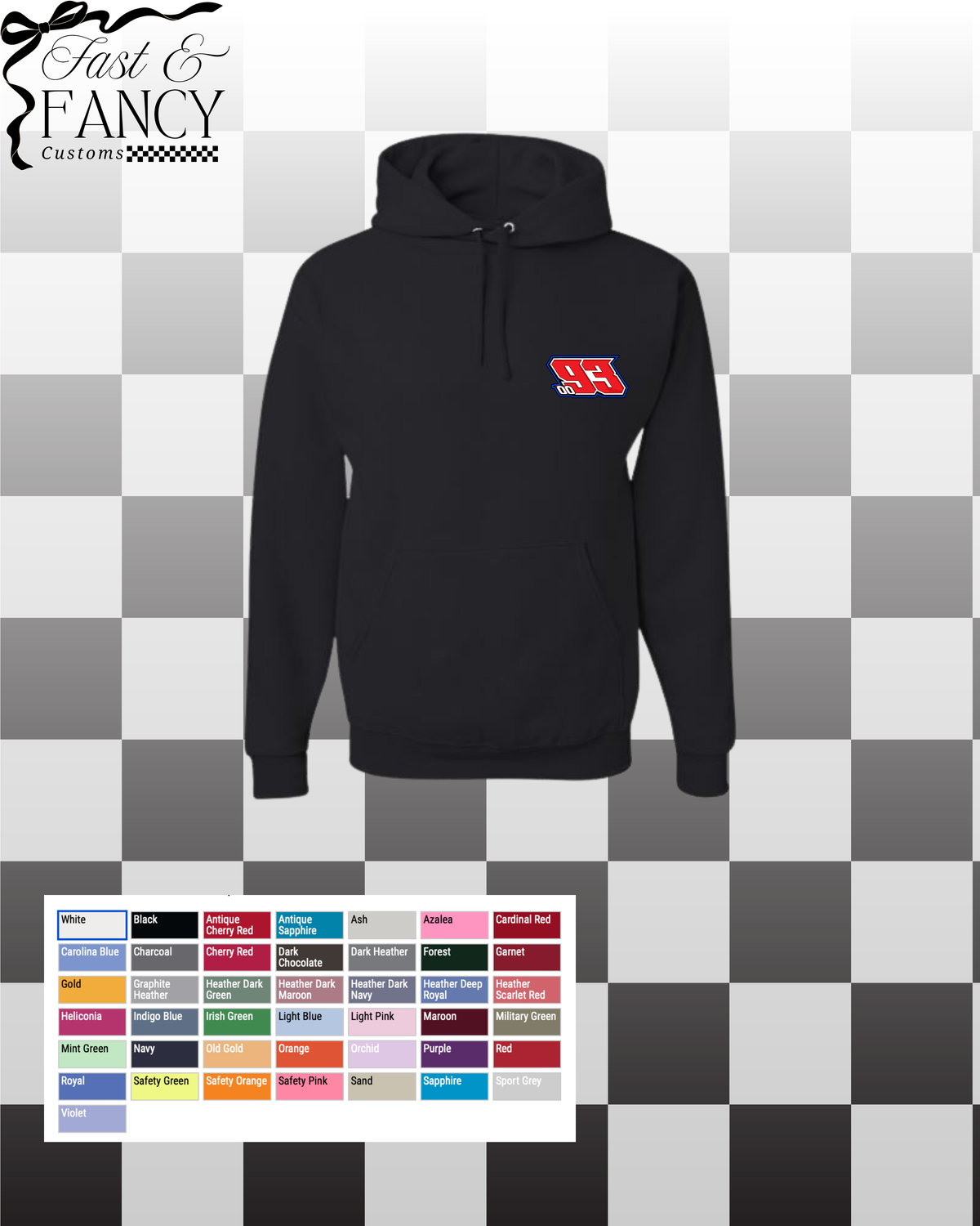 Hoodie (Choose Your Color) – Fast & Fancy Customs