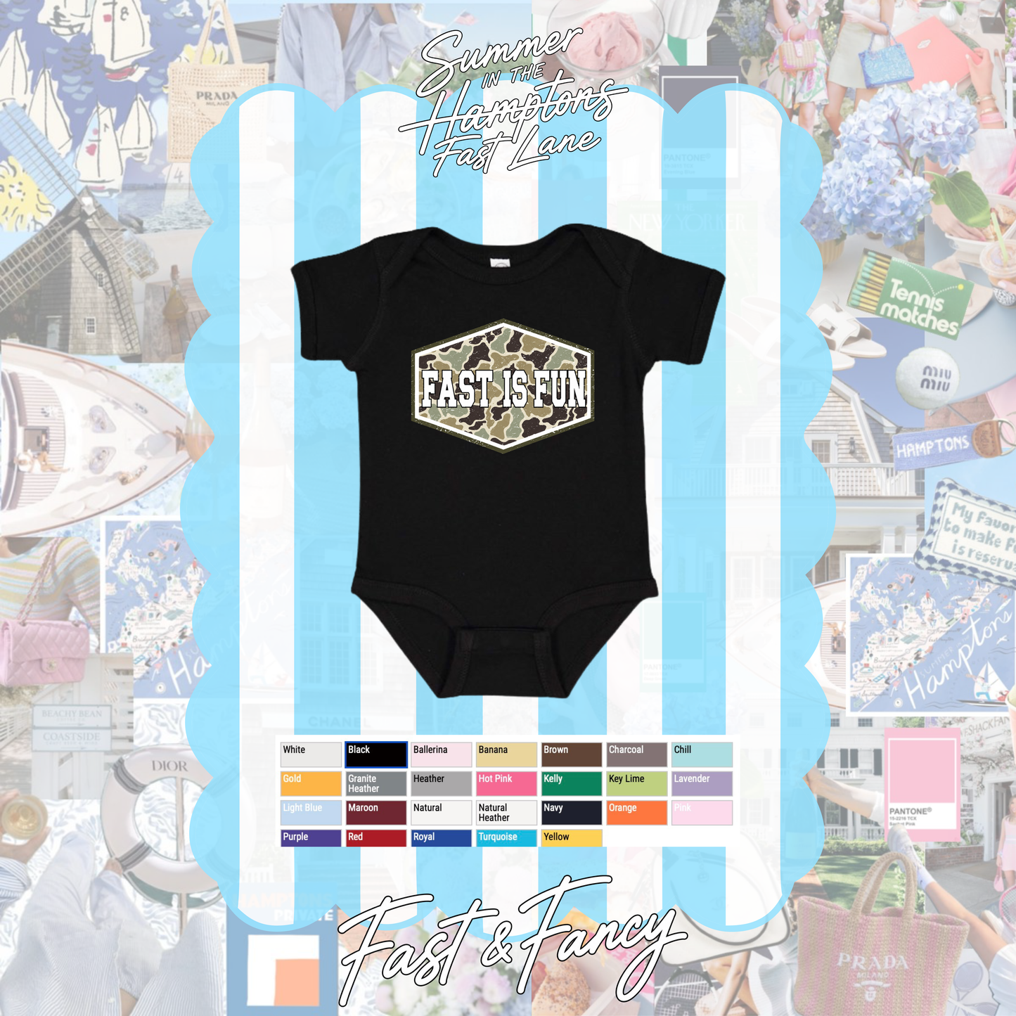 Baby Onesie (Choose Your Color)