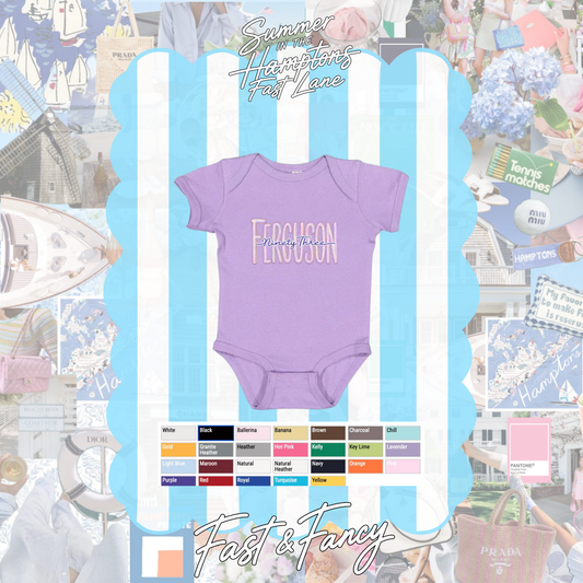 Baby Onesie (Choose Your Color)