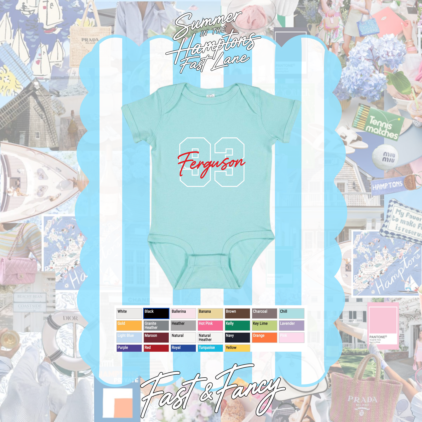 Baby Onesie (Choose Your Color)