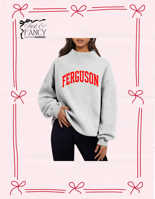 Grey Custom Mockneck