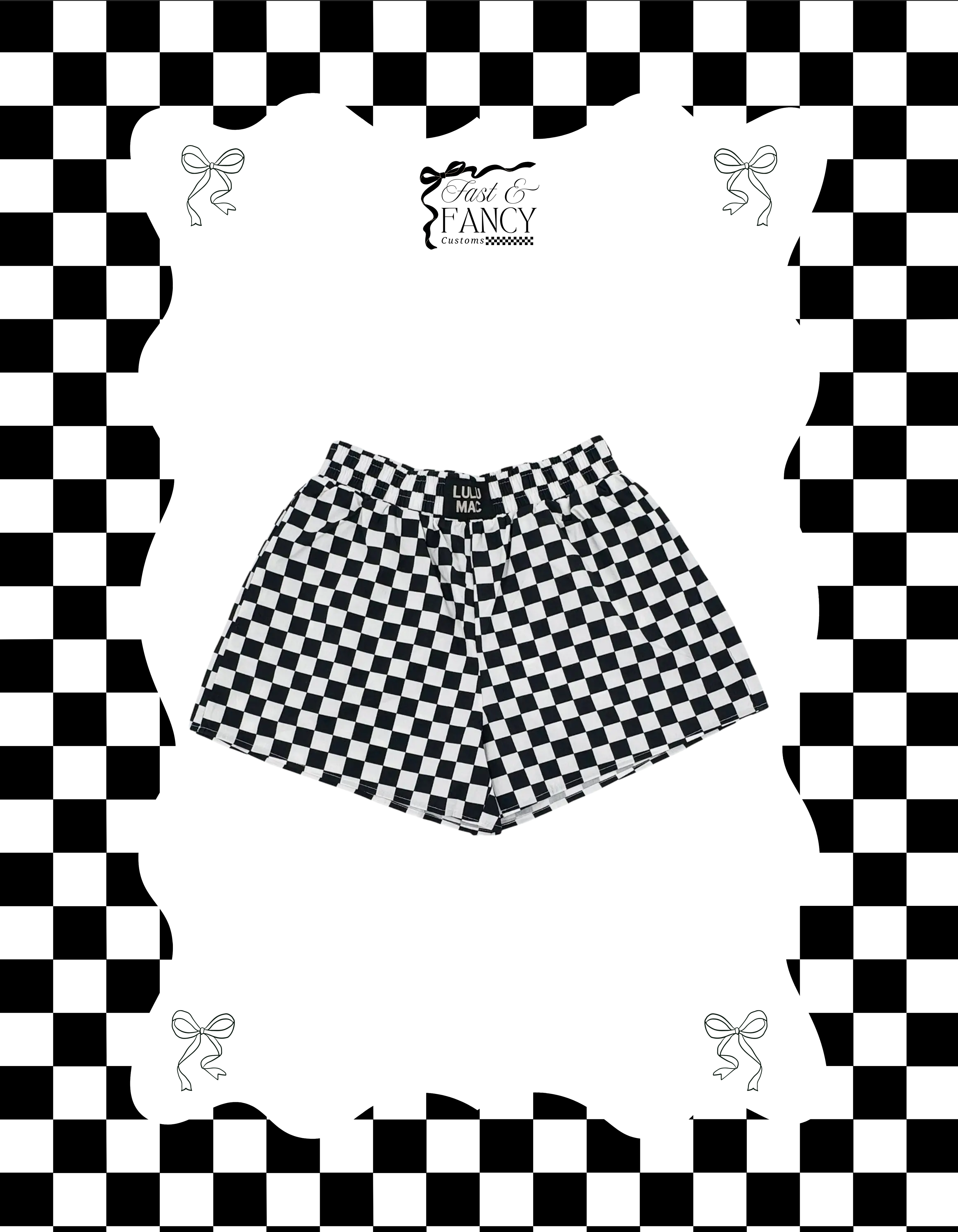 Lulu Mac Checkered Shorts