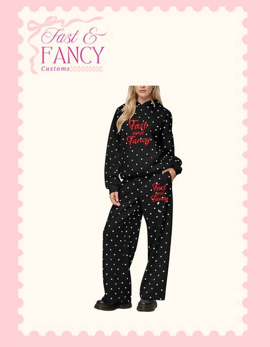 Black & White Polka Dot Set
