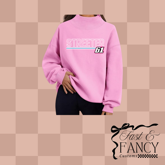 Pink Mockneck