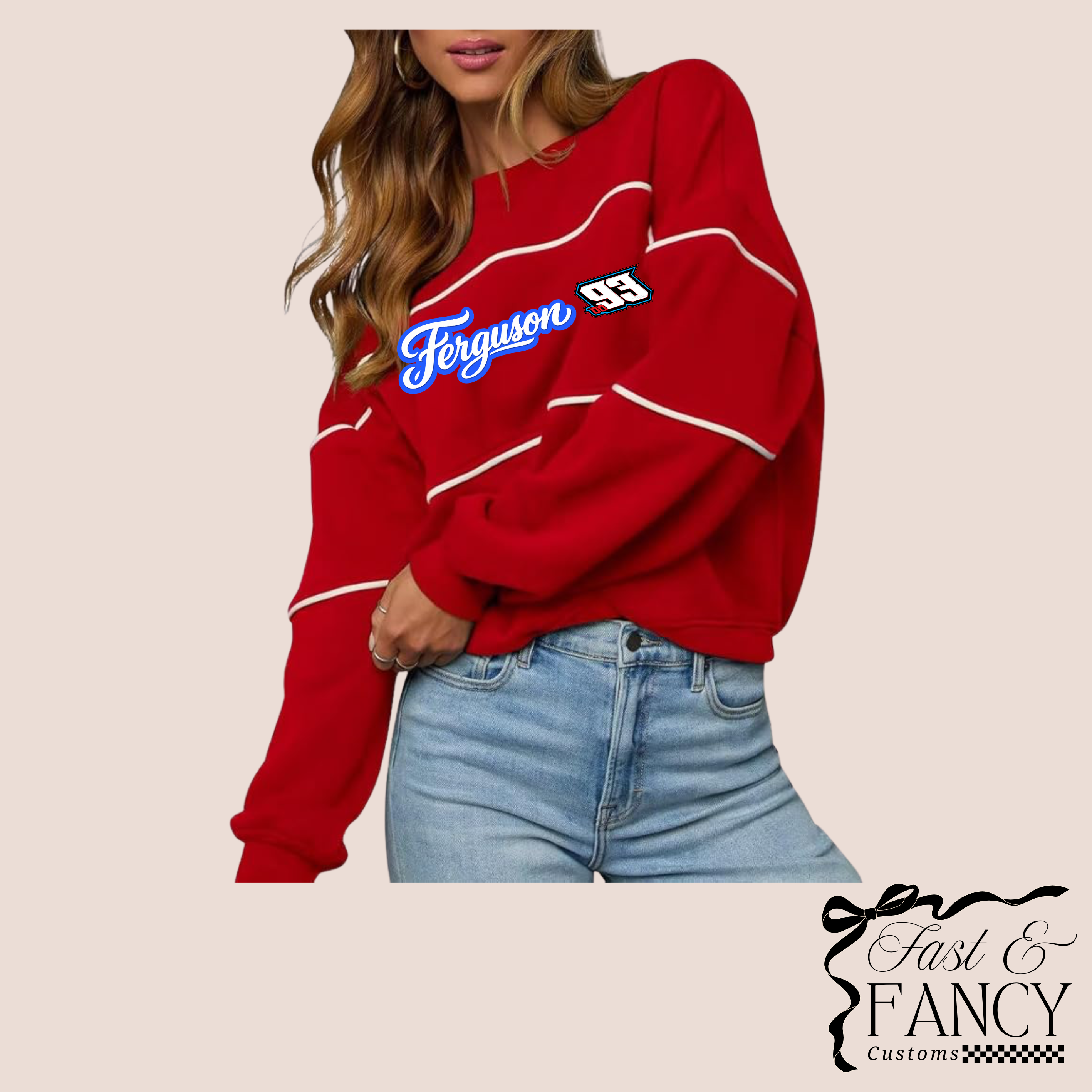 Retro Red Crewneck