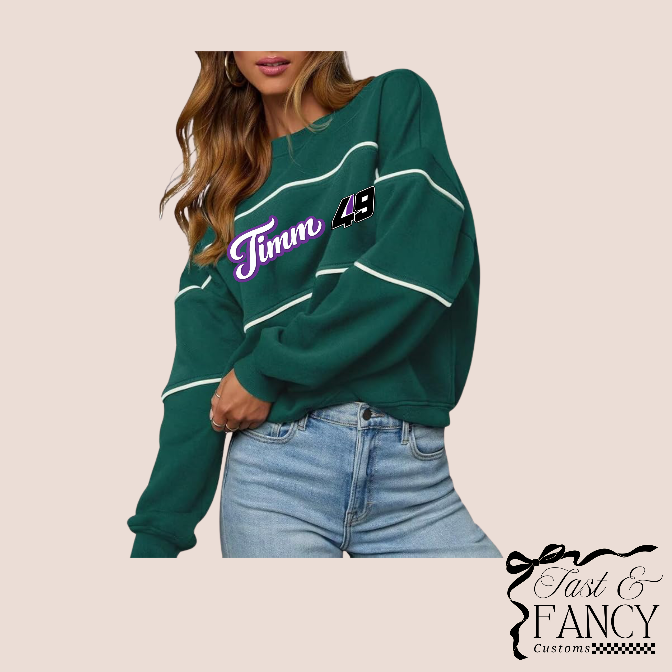 Retro Green Crewneck